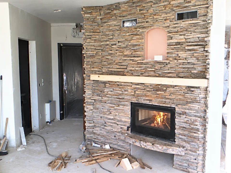 Камина с горивна камера А1, пример 4